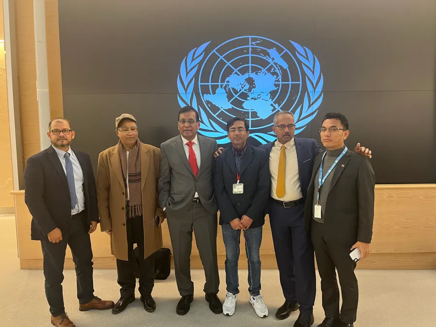 BHA UK delegates in UN 2024.